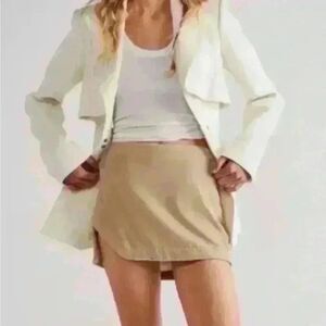 FREE PEOPLE
Women's Annalise Velvet Mini Skirt NWOT